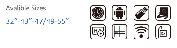 different size of Table Touch All in One